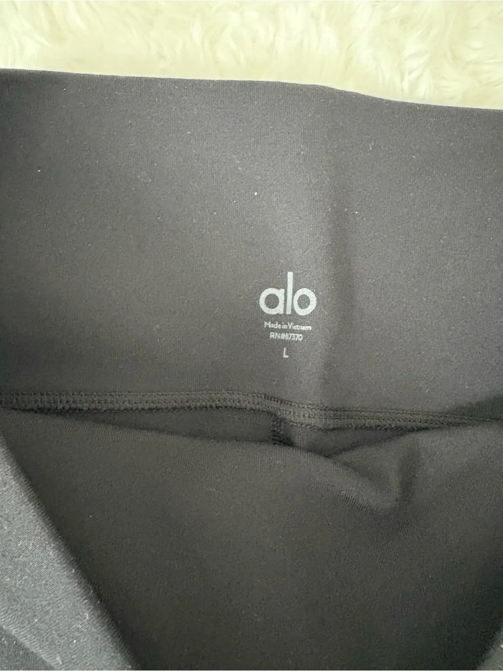 ALO Yoga Airbrush High-Rise Black Bike Shorts